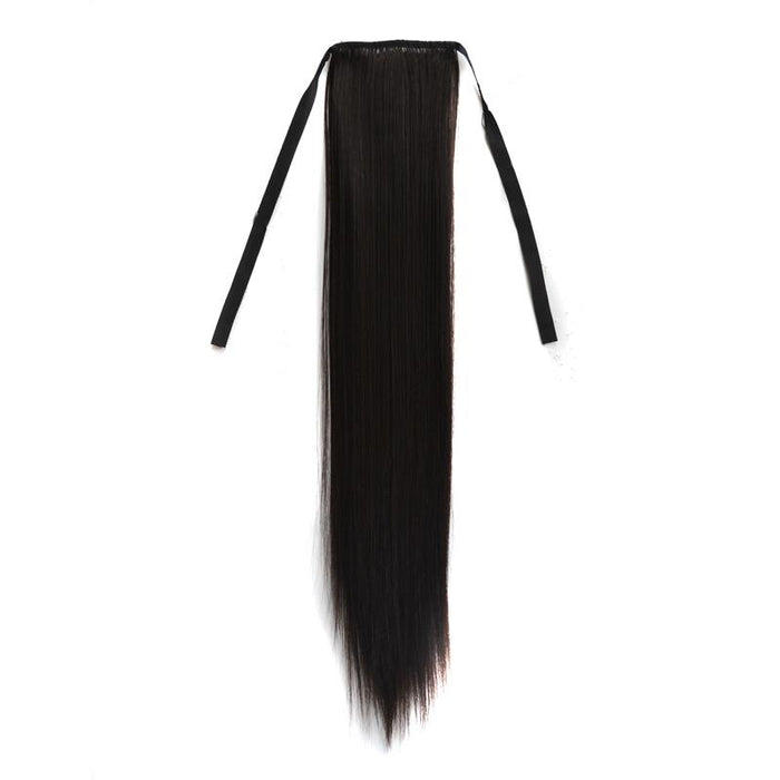 Long Straight Hair Bandage Style Wig For Women Natural Look