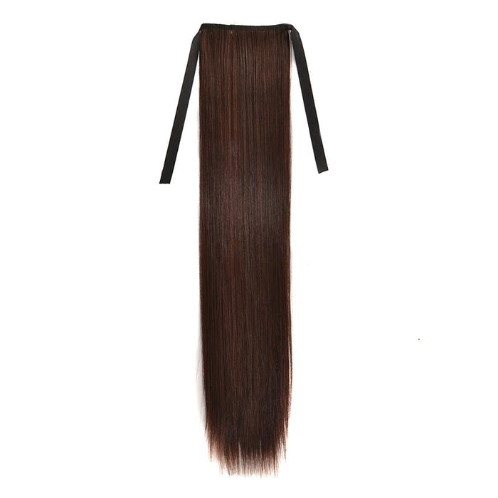 Long Straight Hair Bandage Style Wig For Women Natural Look