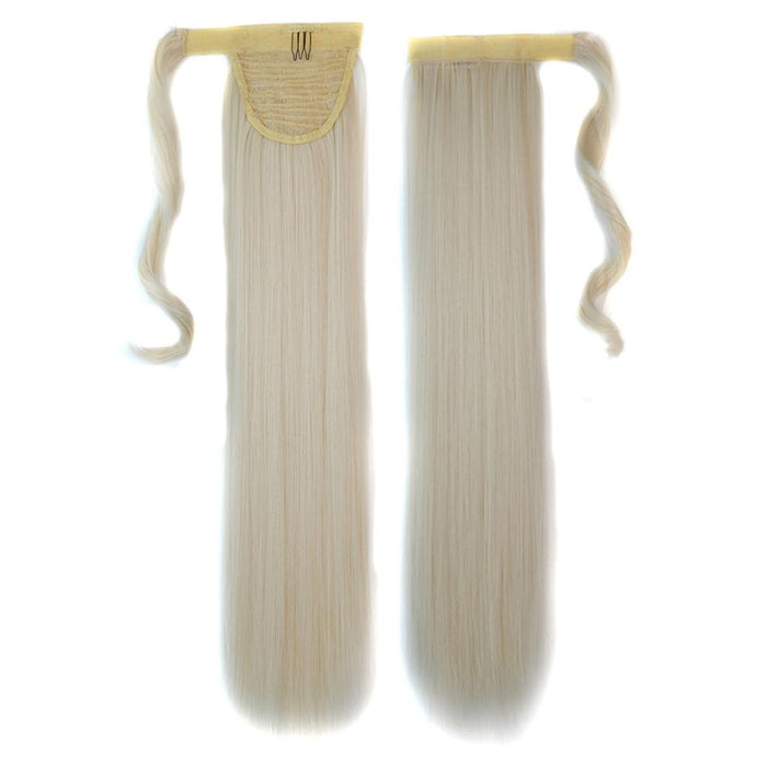 60 Invisible Bandage Wig Long Straight Ponytail