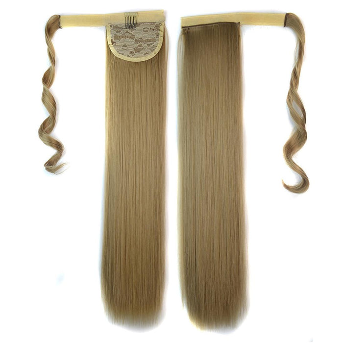 16 Invisible Bandage Style Long Straight Hair Wig Ponytail