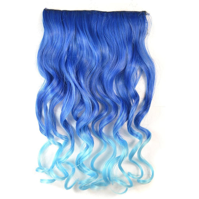 Gradient Large Wave Clip In Hair Extension Long Curls