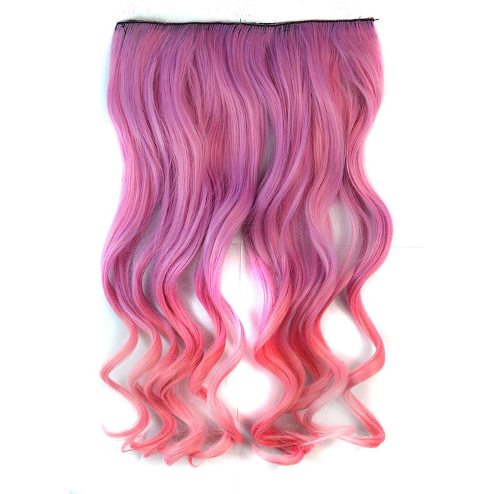 Gradient Large Wave Clip In Hair Extension Long Curls