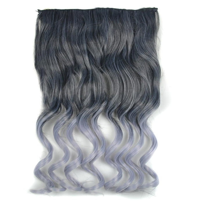 Gradient Large Wave Clip In Hair Extension Long Curls