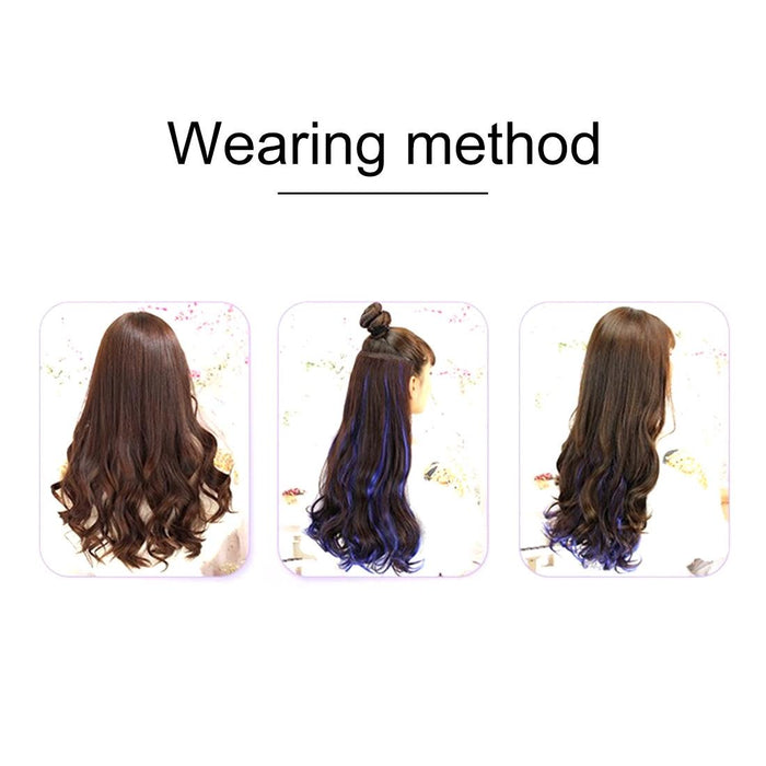 Gradient Large Wave Clip In Hair Extension Long Curls