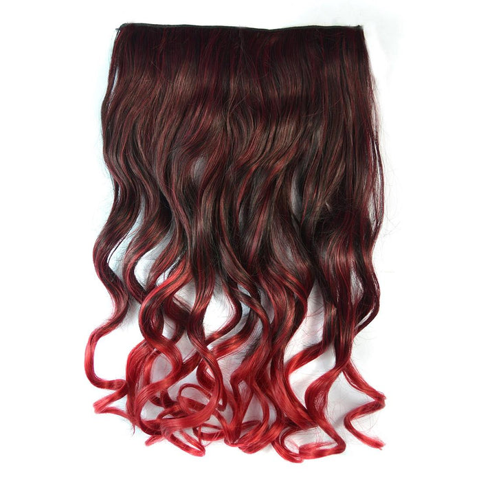 Gradient Large Wave Clip In Hair Extension Long Curls