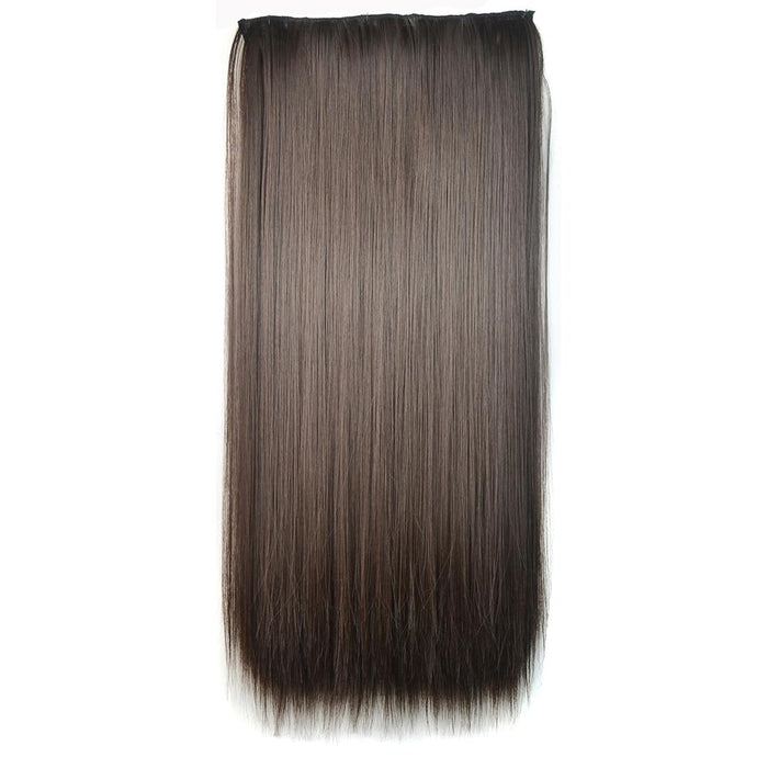 5 Clip Long Straight Wig Piece