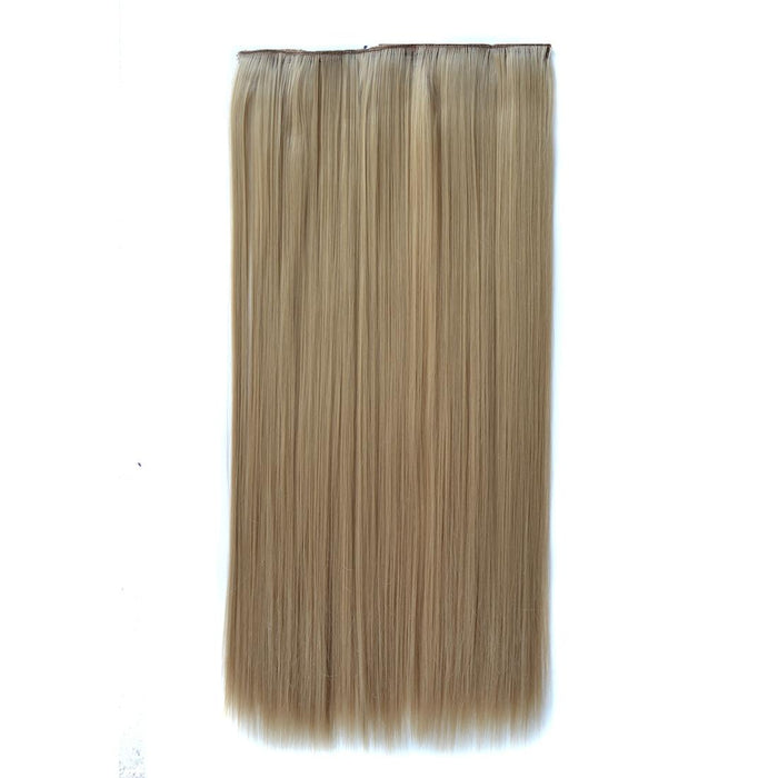 5 Clip Long Straight Wig Piece