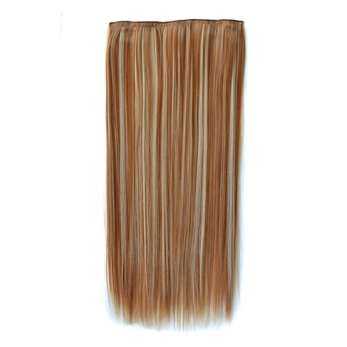 Long Straight 5 Clip Wig In 27H613