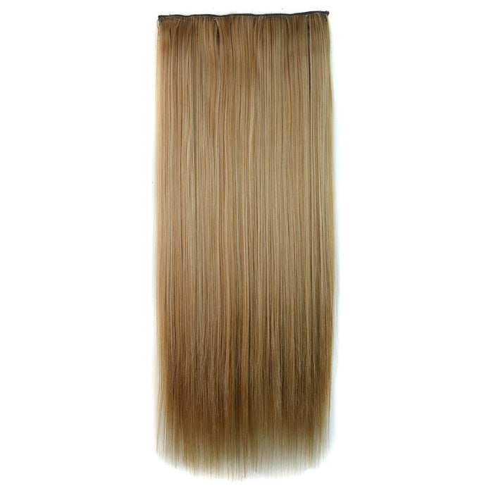 5 Clip Long Straight Wig Piece 27M613