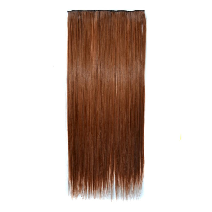 30 5 Clip Long Straight Wig Piece