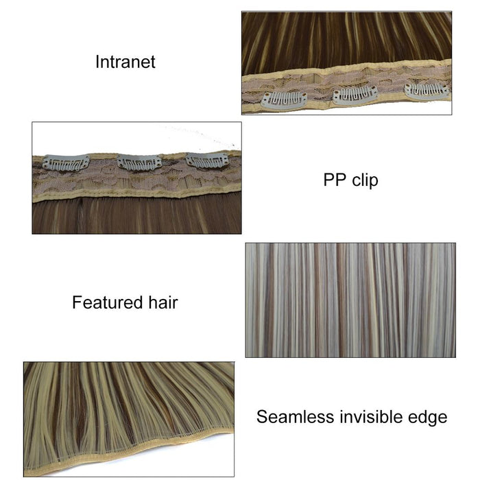 Long Straight Wig Five Clips 88M27