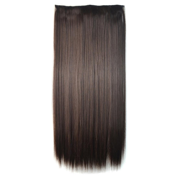 5 Clip Long Straight Wig Piece