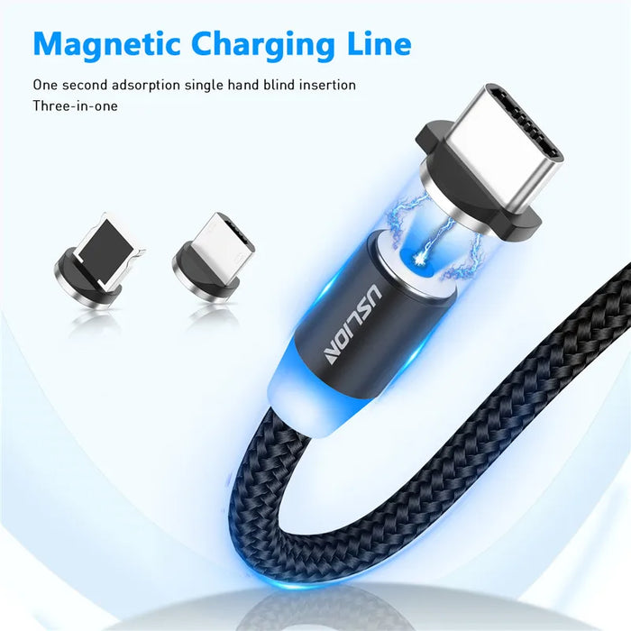 Multi Device Magnetic Usb Fast Charging Cable