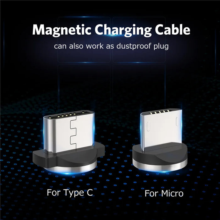 Fast Charging Magnetic Cable For Iphone 13/12 Samsung Xiaomi