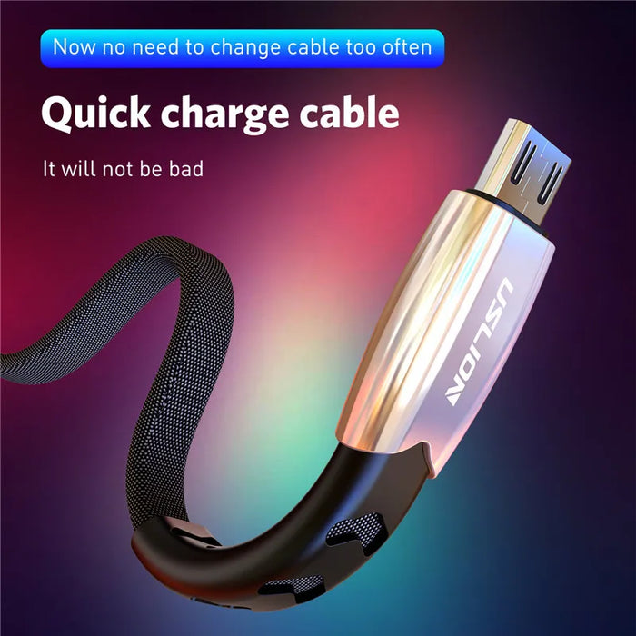 Fast Charging Micro Usb Cable For Samsung Xiaomi