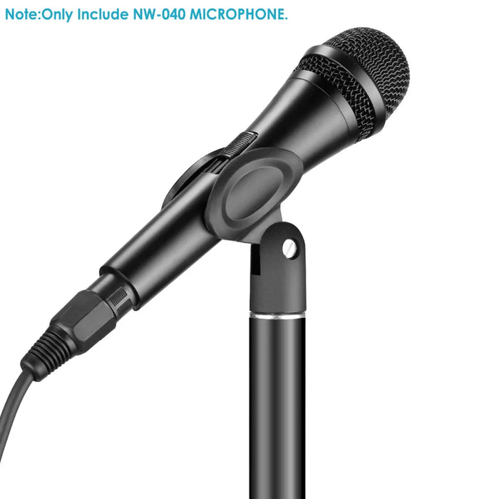 Professional Cardioid Dynamic Microphone With Xlr Cable Rigid Metal Construction