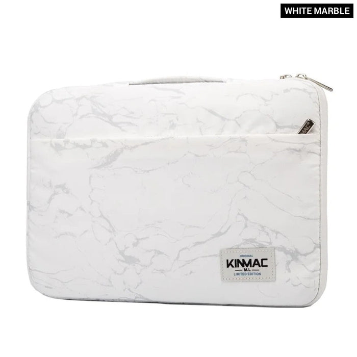 For Macbook Air Pro M1 12,13.3,14,15.4,15.6 Inch Marble Sleeve Case Shockproof Hand & Laptop Bag