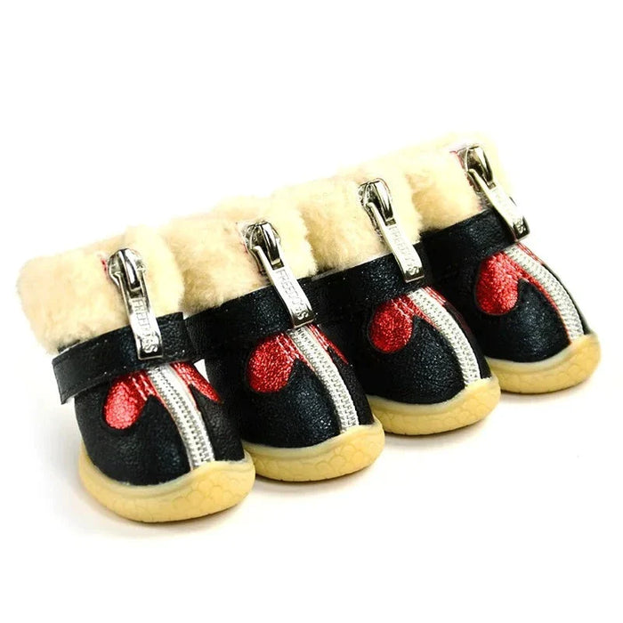 4 Piece Adjustable Waterproof Dog Boots