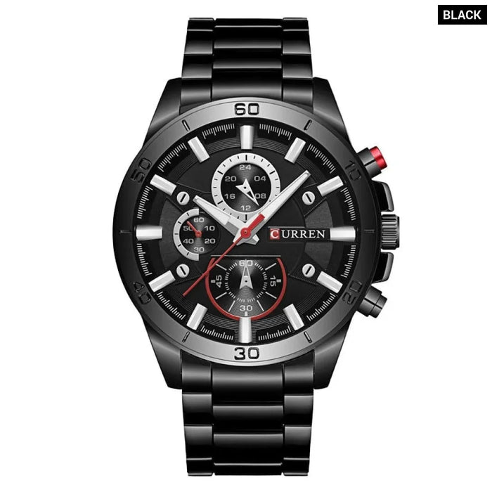 Waterproof Full Steel Men Military Wristwatches