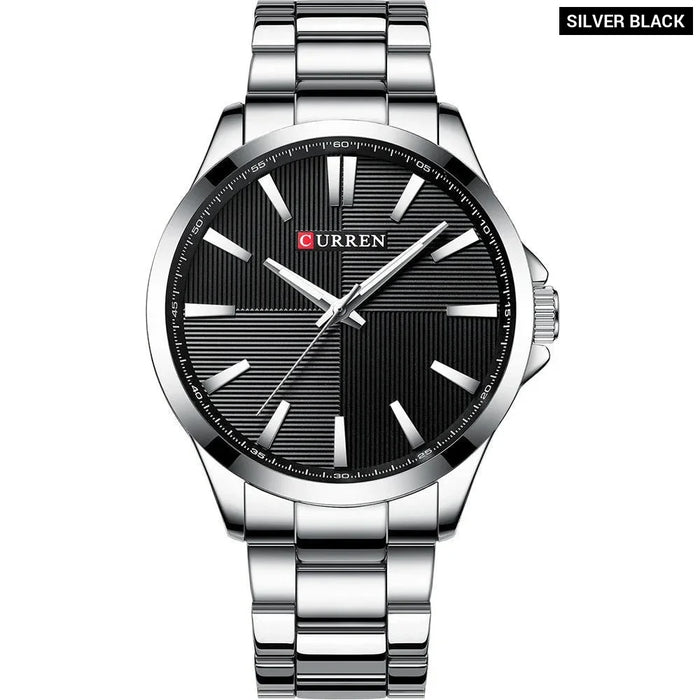 Waterproof Stainless Steel Business Quartz Watch For Men