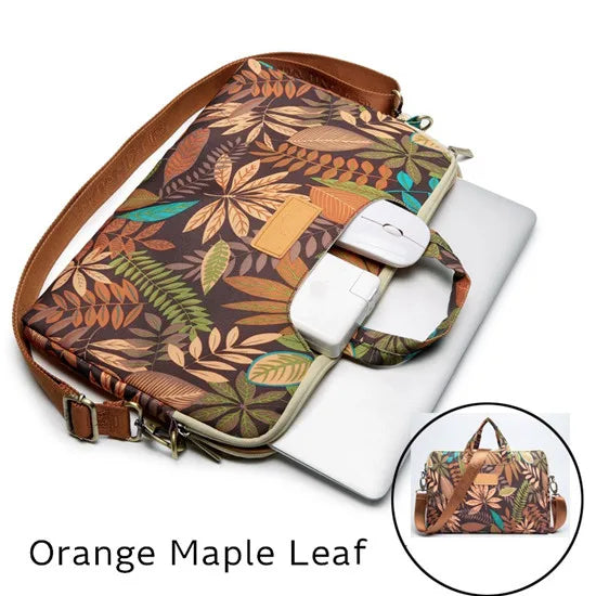 For Macbook Air Pro Notebook Unisex 13,14,15.6 Inch Waterproof Case Messenger Hand & Laptop Bag