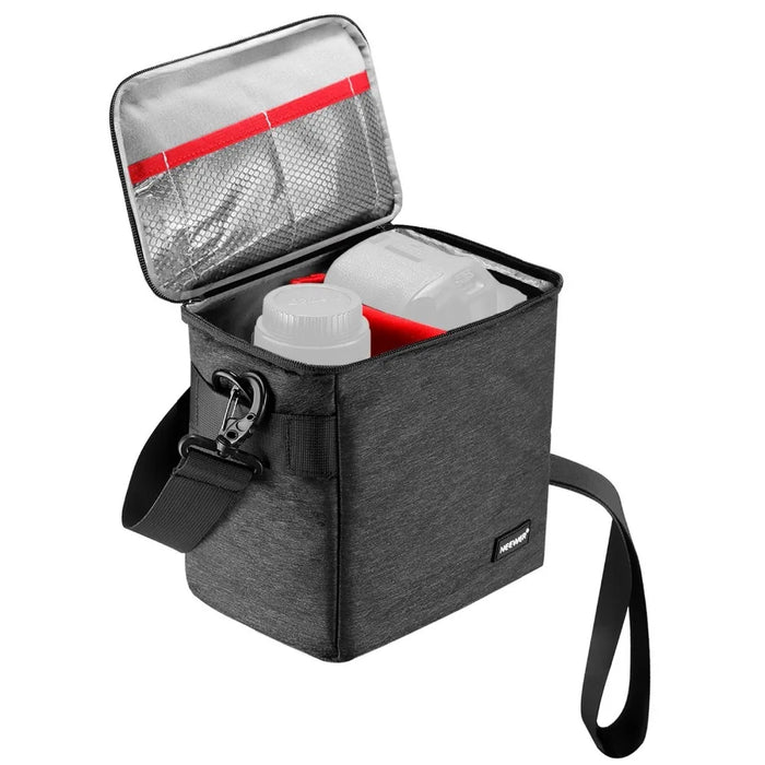 Waterproof Camera & Lens Storage Case Fits Canon Nikon Sony Dslr 8.7X5.9X12.6 Inches Soft Padded Bag