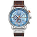 Fashion Leather Strap Quartz Men Watches Casual Date