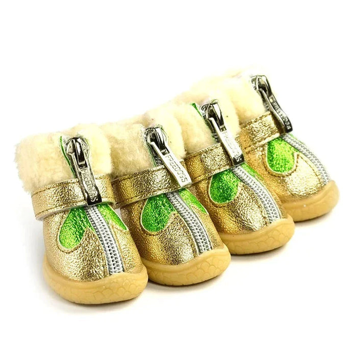 4 Piece Adjustable Waterproof Dog Boots