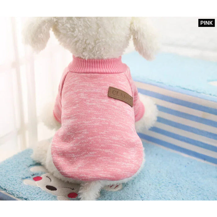 Pet Knit Coat For Small To Medium Dogs