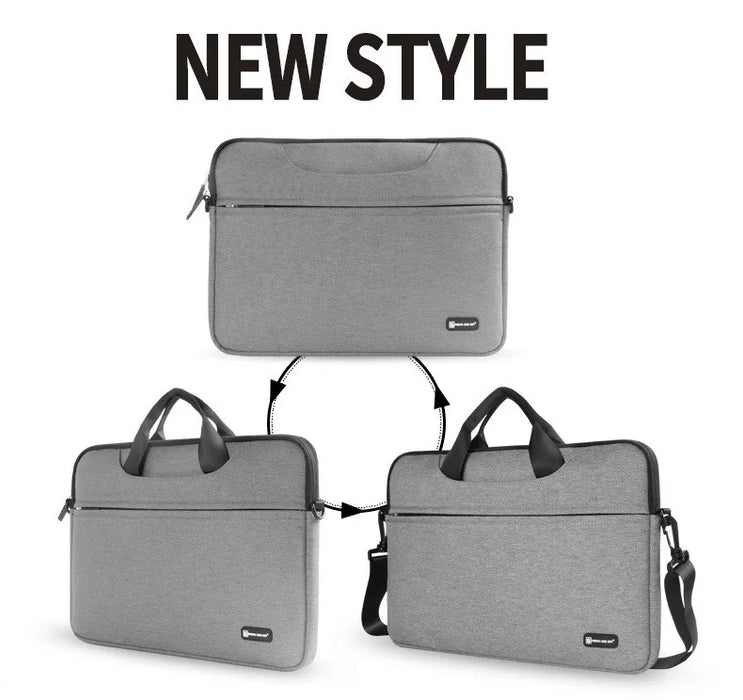 For Macbook Air Pro Mens 11,13.3,14,15.6 Inch Shoulder Messenger Case Hand & Laptop Bag