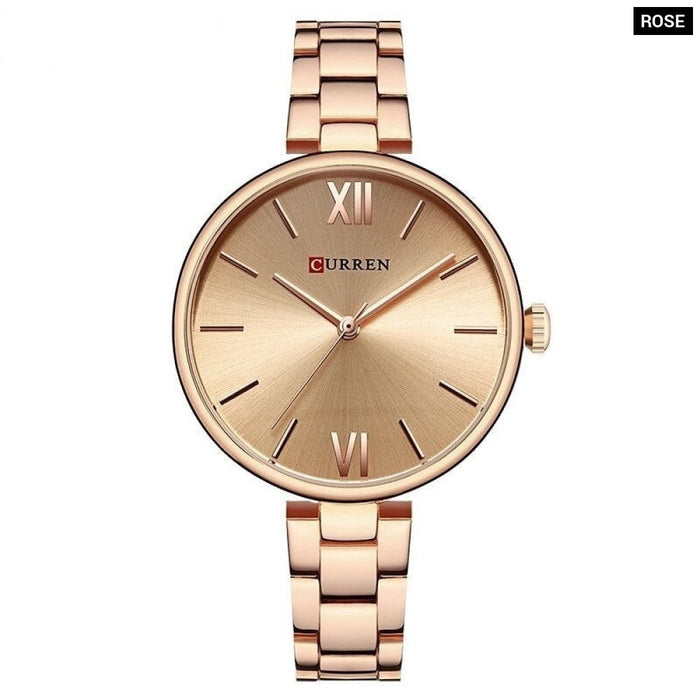 Women Watch Fashion Luxury Watch Reloj Mujer Stainless Steel  Female Clock Quartz Bracelet Wrist Watch