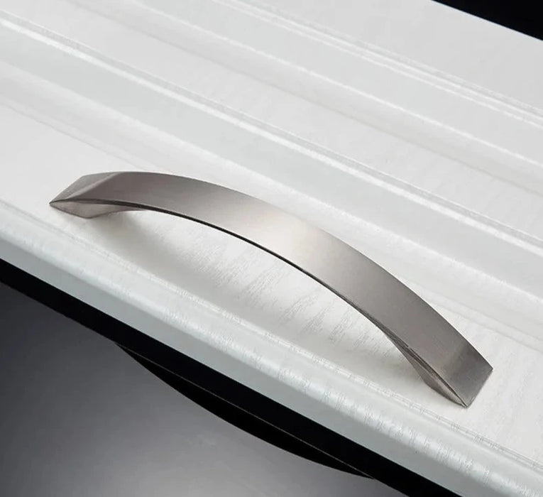 Modern Brushed Silver Kitchen Cabinet Handles