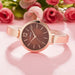 Fashion Dress Ladies Bracelet Quartz Stainless Steel Band