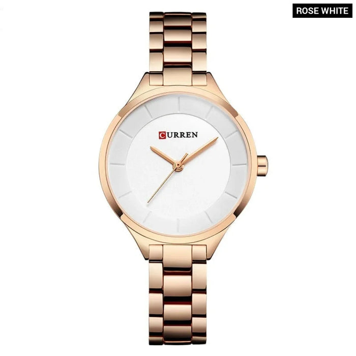 Stainless Steel Quartz Female Fashion Wrist Watch