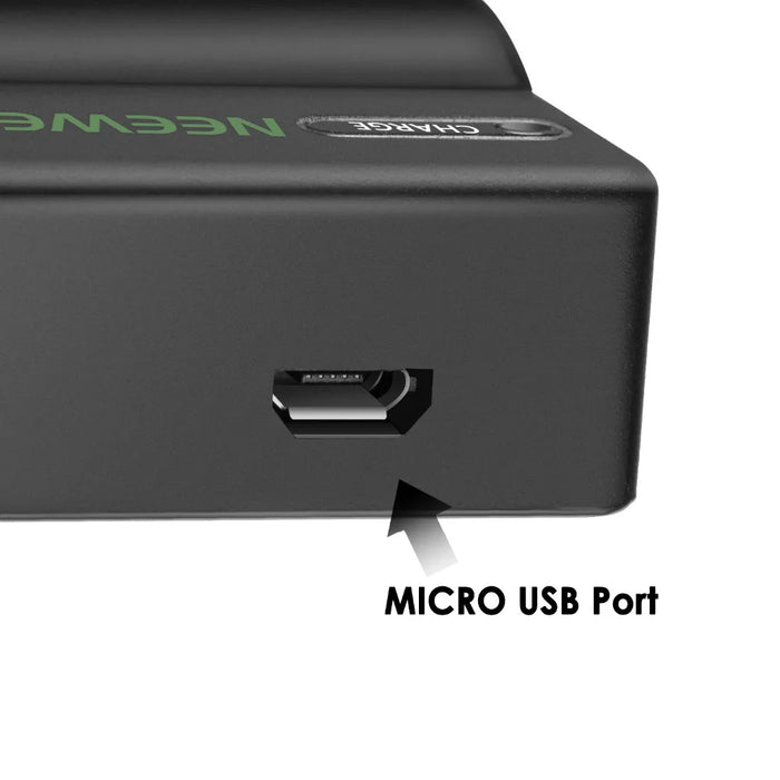 Micro Usb Charger For Nikon En El14/En El14A Batteries Slim & Fast Charging For D3200/D3100/D5500/D5300/D5200 Cameras