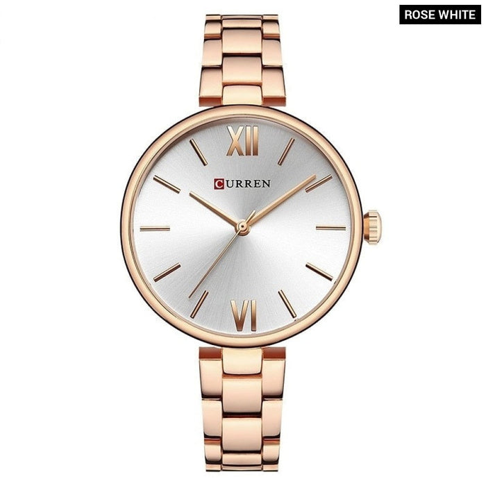 Women Watch Fashion Luxury Watch Reloj Mujer Stainless Steel  Female Clock Quartz Bracelet Wrist Watch