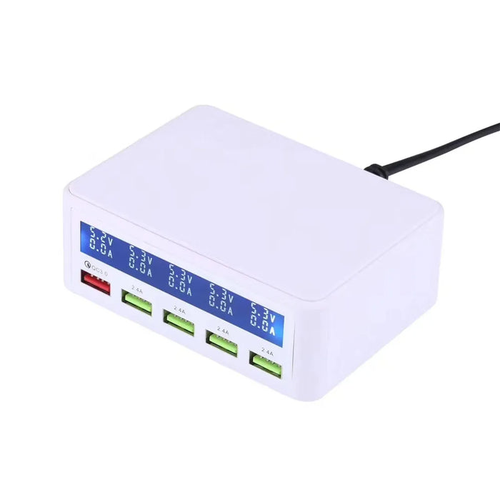 40W 3.0 Fast Multi Usb Charging Station For Iphone Samsung Tablet Camera