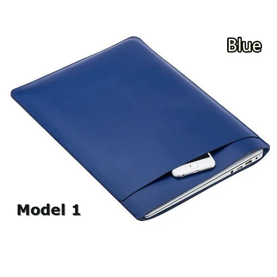 For Macbook Air Pro Retina M1 11,12,13 Inch Pu Leather Sleeve Case Notebook Tablet Laptop Bag