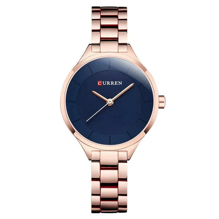 Creative Full Steel Rose Gold Women Dress Watches