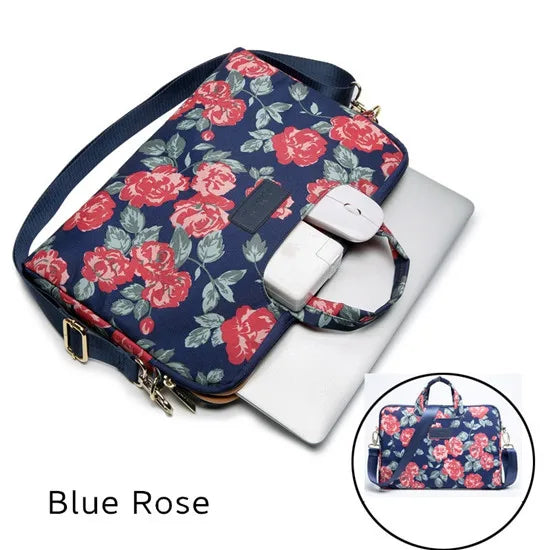 For Macbook Air Pro Notebook Unisex 13,14,15.6 Inch Waterproof Case Messenger Hand & Laptop Bag