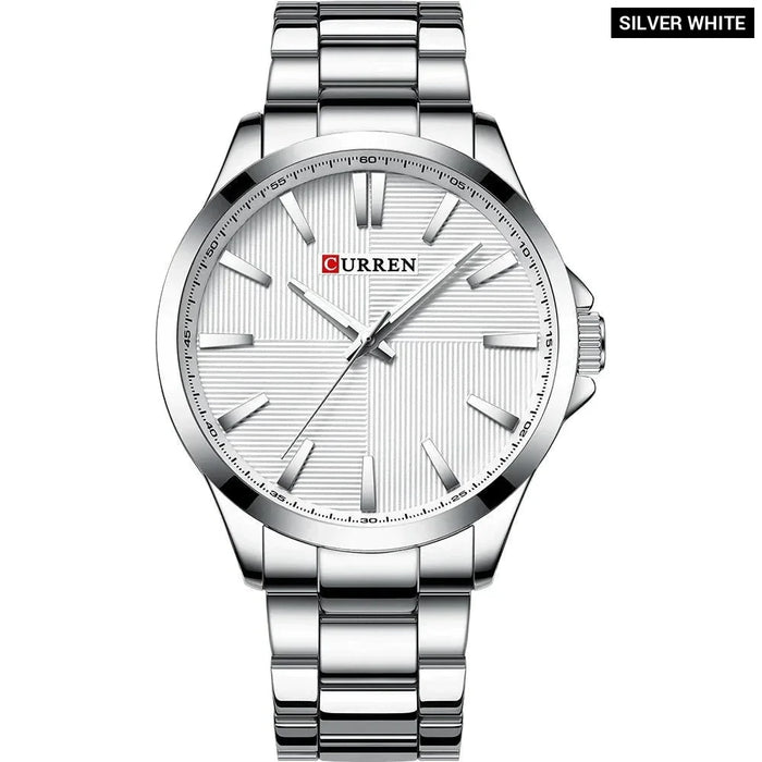 Waterproof Stainless Steel Business Quartz Watch For Men