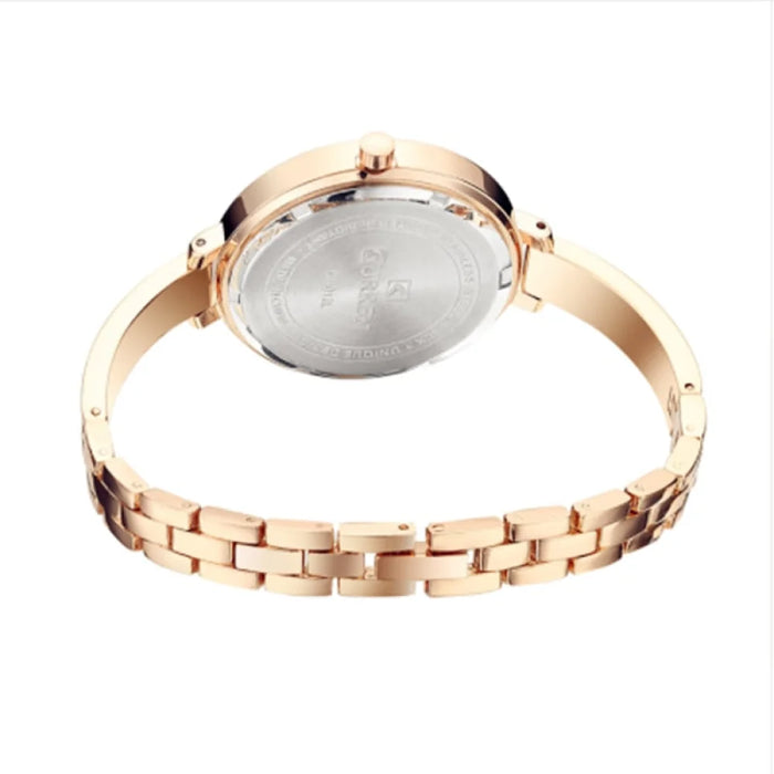 Fashion Dress Ladies Bracelet Quartz Stainless Steel Band