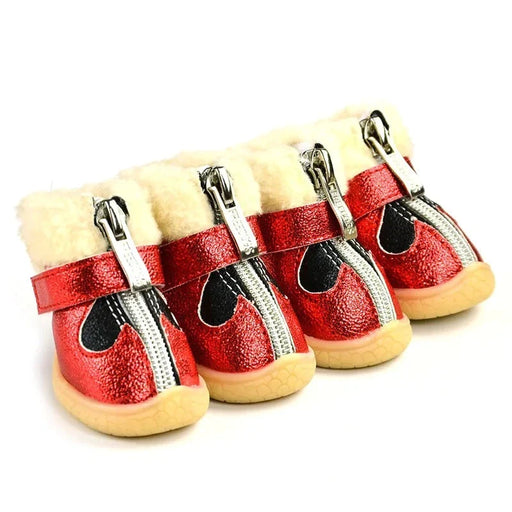 4 Piece Adjustable Waterproof Dog Boots