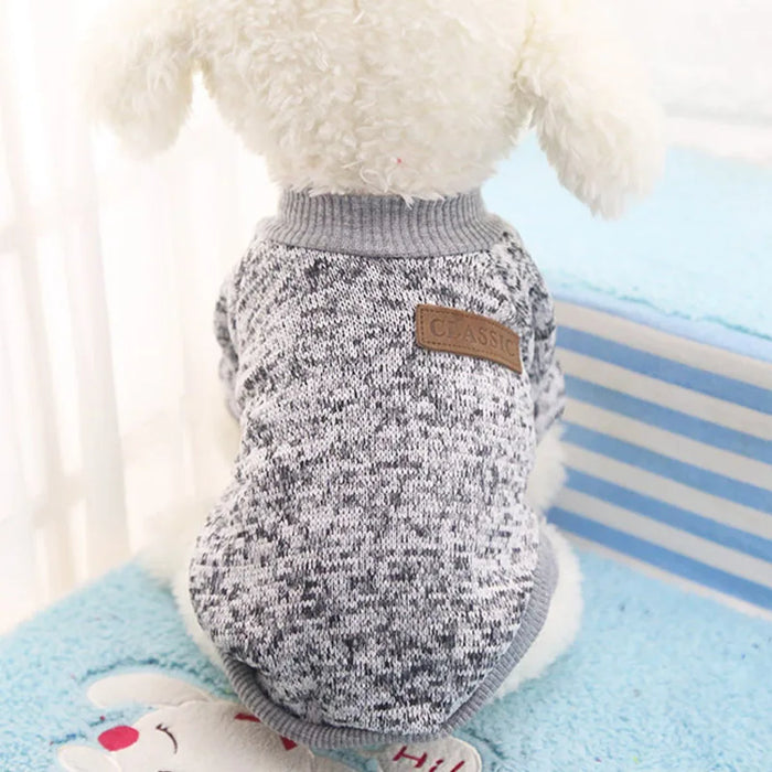 Pet Knit Coat For Small To Medium Dogs