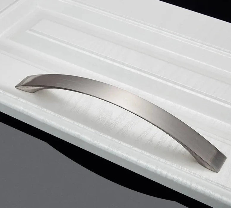 Modern Brushed Silver Kitchen Cabinet Handles