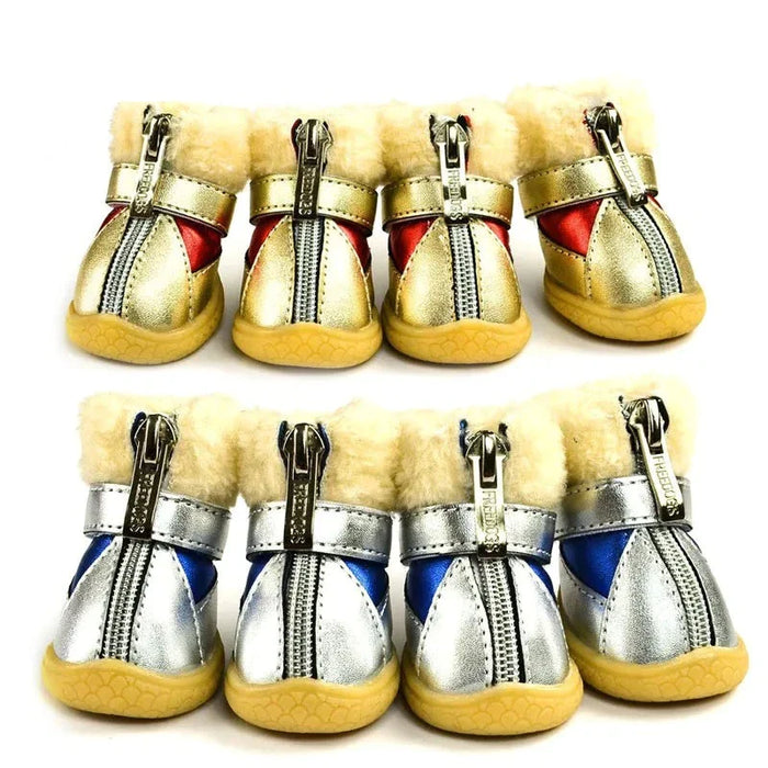 Adjustable Winter Dog Boots For Small Breeds