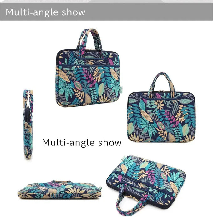 For Macbook Air Pro Notebook Womens 12,13.3,14,15.4,15.6 Inch Shockproof Sleeve Case Hand & Laptop Bag