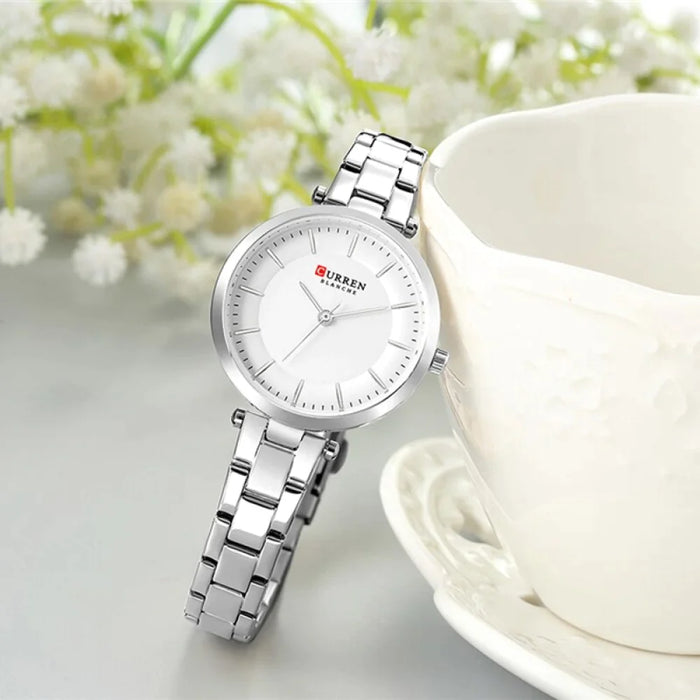 Casual Slim Minimalist Quartz WristWatch With Steel For Women