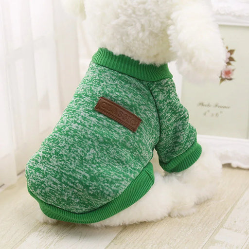 Pet Knit Coat For Small To Medium Dogs