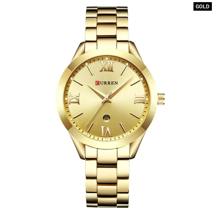 Fashion Design Gold Bracelet  Wristwatches For Women